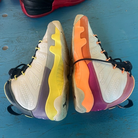 Jordan Multi Color Retro 9 Change the World fits Men Size 7 - Picture 3 of 6